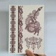 thumbnail image 5 of 1 sheet Waterproof and Sweatproof Temporary Tattoo Sticker for Women - Lace Hollow Pattern Design, 5 of 5