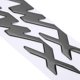 thumbnail image 4 of Pair of 3D Motorcycle Emblem Stickers for XMAX 125 250 400 (Black), 4 of 4