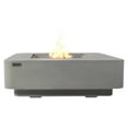 thumbnail image 3 of Willow Lake 42 Inch Square Concrete Propane Fire Pit Table in Gray By Lakeview Outdoor Designs, 3 of 4