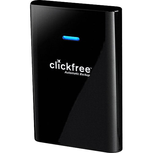 Clickfree Automatic Backup 500 GB USB 2.0 Portable External Hard Drive