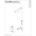 thumbnail image 4 of Kingston Brass Dtt2168 Tip Toe Waste And Overflow - Satin Nickel Finish, 4 of 4