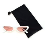 POP FASHIONWEAR Retro Vintage Narrow Cat Eye Sunglasses P2462