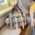 thumbnail image 2 of Mochila Kawaii Con Pin De Peluche De Oso, Mochila Estética Bolso De Escuela Japonesa Ita Bag Afortunado Sencillez, 2 of 5