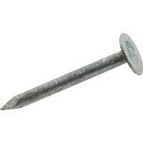 Grip-Rite 5023797 2 in. Roofing Electro-Galvanized Steel Flat Head Nail, Gray - 30 lbs