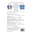 thumbnail image 2 of Patrón de Costura Aunties Two Bolsa Tote Anything Goes, 38x38x20 cm, 2 of 2