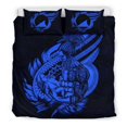 thumbnail image 2 of Juego de Cama Polinesio - Tokelau Juego de Funda Nórdica Padre e Hijo Azul, 2 of 6