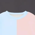 thumbnail image 6 of cfhntfmh Girls Sweatshirts Color Block Long Sleeve Pullover Unisex Boys Girl Basic Crewneck Sweatshirts Kids Fashion Clothes, 6 of 6