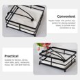 thumbnail image 6 of 3 Count Iron Napkin Holder Dispenser Paper Holders for Kitchen Desktop Decoration, 6 of 6