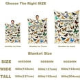 thumbnail image 4 of Butterfly Blanket for Boys Girls, Ultra Soft Butterfly Throw Blanket for Butterfly Lovers, Lightweight Cozy Kids Butterfly Gifts Blanket for Christmas Bed Couch Sofa 40x50in, 4 of 6