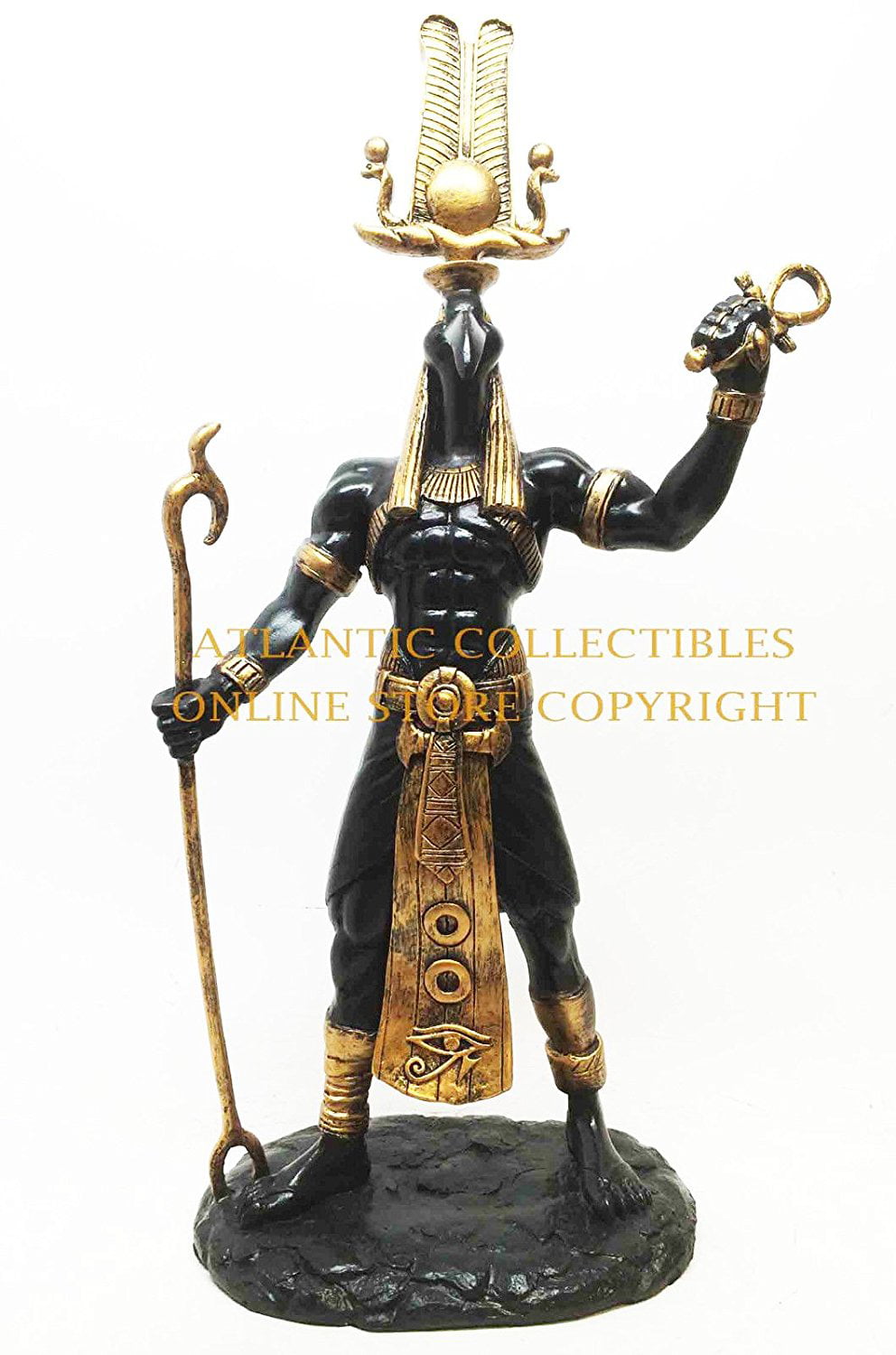 EGYPTIAN SERIES THOTH GOD FIGURINE 11" HEIGHT FIGURINE BY PACIFIC GIFT 