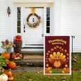 thumbnail image 3 of Hello Thanksgiving Outdoor Garden Flag Durable Cartoon Happy Thanskgiving Cute Camping Flag Turkey Thanksgiving Day Washable Porch Flags Deco for Home Porch Front Door 28x40inch, 3 of 6