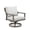 Gray, variant on HAPPATIO Outdoor Patio Single Swivel Sofa Chair, Aluminum Patio Furniture Armchair,360 Degree Rotating Basic with 4.5" Thicken Removable Cushions for Deck, Lawn, Outside (Beige)