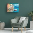 thumbnail image 4 of Canvas Wall Art - John Zaccheo 'Portofino' Wall Art for Living Room, Bedroom, or Office Décor by Trademark Fine Art - 47 x 35 Inches, 4 of 4