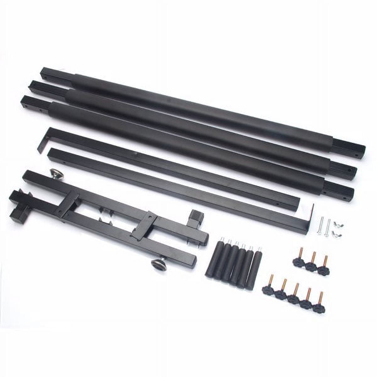 5-Guitar Folding Stand Rack, Holds 5 Guitars, Sturdy Iron Construction with Neoprene Rubber Protection, Portable Foldable Design