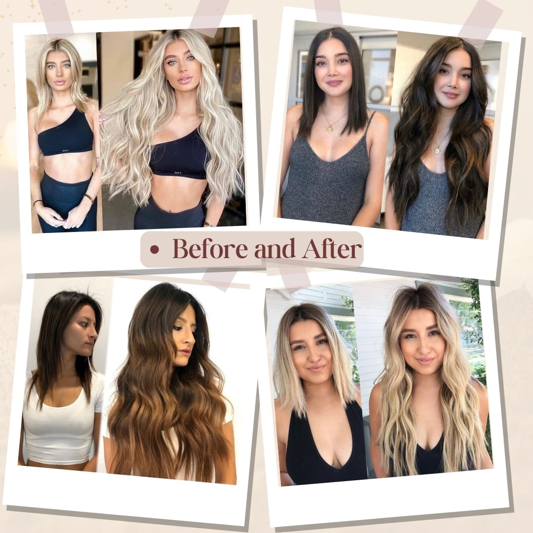 Benehair 100% Real Remy Human Hair Extensions 1g I Tip Hair Pre Bonded Stick Tip Micro Ring Beans Women Straight Brown 100g