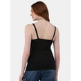 thumbnail image 4 of No Boundaries Ribbed Cami Top, 1 or 5-Pack, Women's, 4 of 10