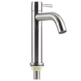 thumbnail image 1 of Robinet d'Évier, Robinet en Acier Inoxydable Résistant aux Hautes Températures pour Cuisines, Robinet Simple Froid Sans Tube, Robinet Simple Froid Plat Sans Tube, 1 of 7