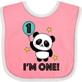 thumbnail image 3 of Inktastic Babys First Birthday Panda with Balloon Boys or Girls Baby Bib, 3 of 4