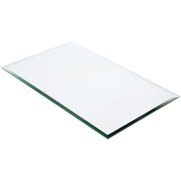 Plymor 9" x 15" Rectangle, 5mm Thick Beveled Glass Mirror, Pack of 6