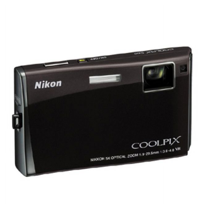 Nikon Coolpix S60 10 Megapixel Compact Camera, Black - Walmart.com