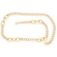 thumbnail image 6 of Women Gold Metal Thick Chain Chunky Links Skinny Waistband Belt XS-M, 6 of 10