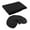 Black, variant on Milaget 3 Pieces Massage Table Sheet Set Soft Face Cradle Cover for Salon SPA Beauty Black