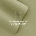 thumbnail image 6 of Noble Linens 4 Piece Solid Microfiber Bed Sheet Set, Sage, Twin, 6 of 10