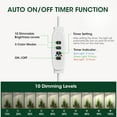 thumbnail image 5 of DONGPAI Grow Lights for Indoor Plants, Full Spectrum LED Floor Plant Light with Base Adjustable 61inch Height Stand for Large Plant 10 Level Brightness Auto Timer, 5 of 8