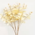 thumbnail image 3 of Tallos de Hojas Artificiales Sunnimix 18.5 pulgadas Decoración Champán, 3 of 4