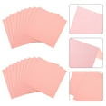 thumbnail image 6 of ELAYARD 25pcs Tented Shape Table Tent Cards Pink Pearlescent Paper Stable Standing for Weddings, 6 of 7