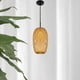 thumbnail image 5 of Lámpara de bambú Retro tejer la lámpara colgante, lámpara de tejado lámpara de decoración de la habitación, tejer la lámpara colgante de A Fernando Candelabro, 5 of 7