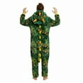 thumbnail image 4 of BRGZLK Womens Onesie Homewear Unisex Animal Onesies for Adults Cute Fuzzy Warm Jumpsuit Cosplay Suit for Women and Men Green B L, 4 of 4