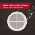thumbnail image 3 of Shed Window 10" Round Gable Flush Mount Brown for Sheds, Playhouses, and Chicken Coops 1 PK (WR10BR-BX1), 3 of 4