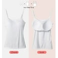 thumbnail image 3 of VASLANDA Tank Tops with Built in Bra for Women Adjustable Spaghetti Strap Cami Sleeveless Summer Tops, 3 of 8