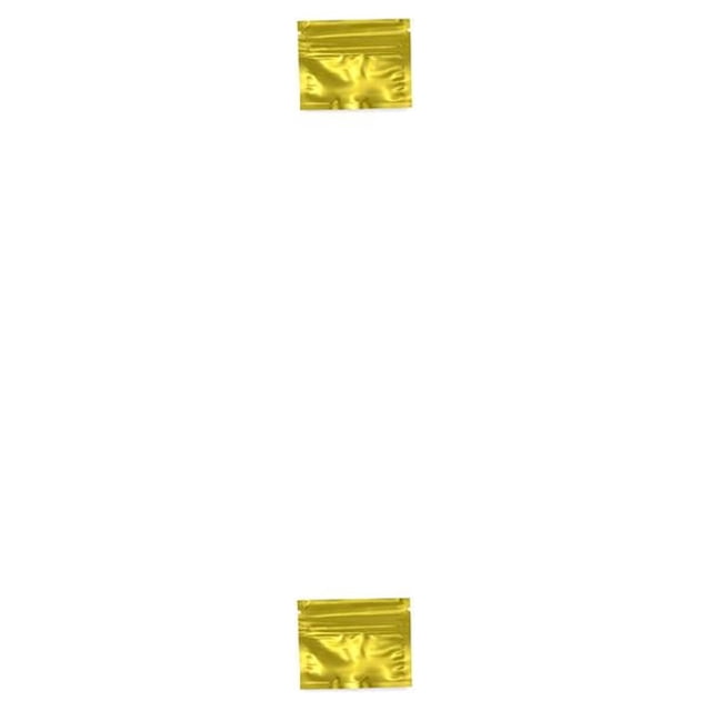 Toystoory Bolsa de paquete de papel de aluminio de 100 Uds. Bolsas de paquete con cierre hermético para polvo cosmético Type16 NO16