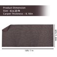 thumbnail image 2 of Bingirl Boat Carpet, Marine Carpet for Boats, Waterproof Indoor Outdoor Carpet with Anti-Slide Backing Marine Grade Boat Carpet Cuttable Easy to Clean Patio Rugs Deck Rug, 2 of 7