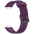 thumbnail image 2 of Pulsera de silicona deportiva de color sólido a prueba de sudor con ajuste cómodo y amplia compatibilidad compatible con Smartwatch, 2 of 5