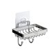 thumbnail image 1 of Jabonera de ducha autoadhesiva con 2 ganchos, soporte de esponja para baño, inodoro, cocina, montado en la pared sin perforar Z, 1 of 5