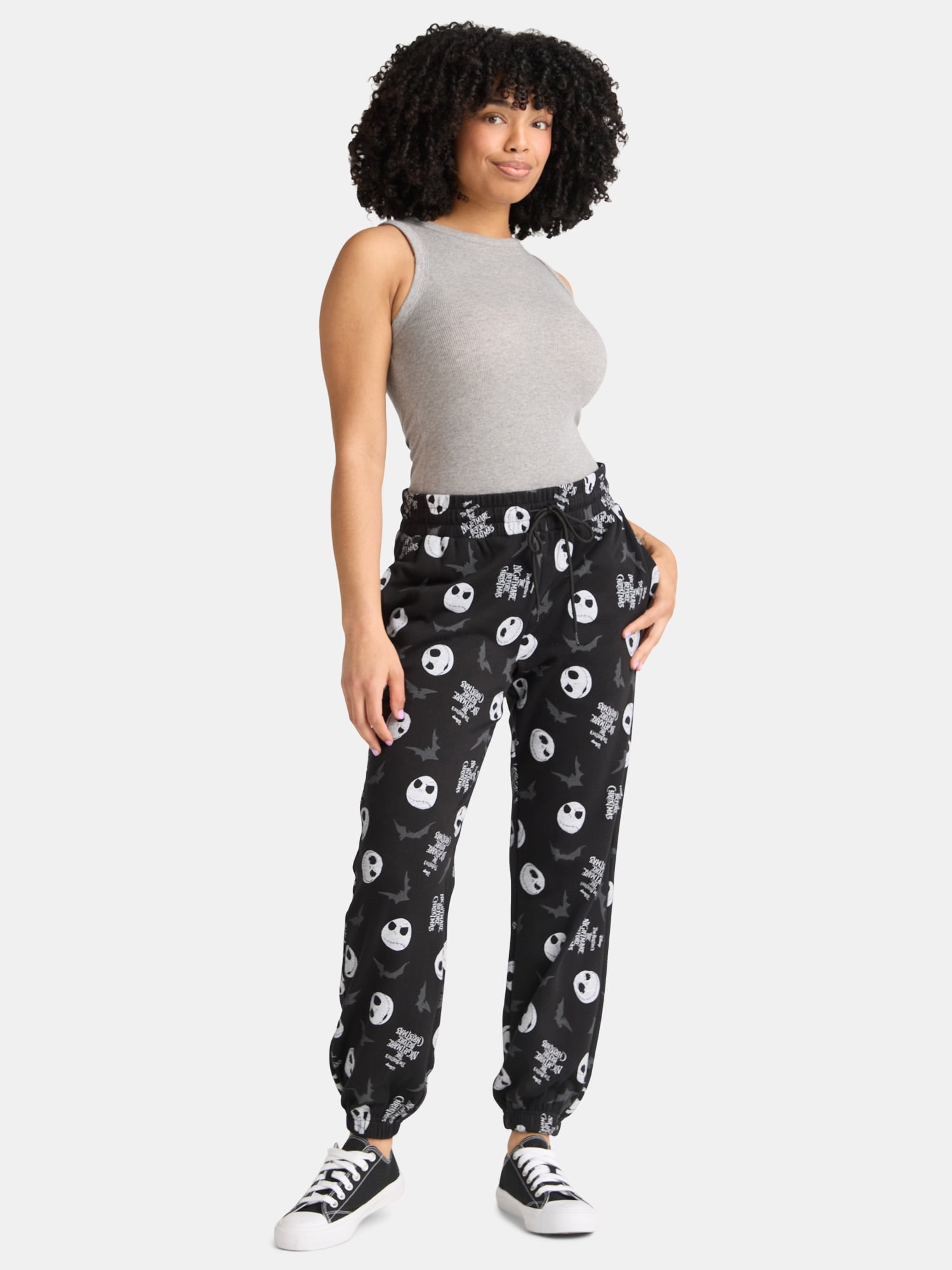 Nightmare Before Christmas Women's Allover Print Joggers, Sizes XXS-XXL