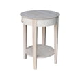 thumbnail image 1 of International Concepts Table d'Appoint Non Fini avec un Tiroir, 1 of 12