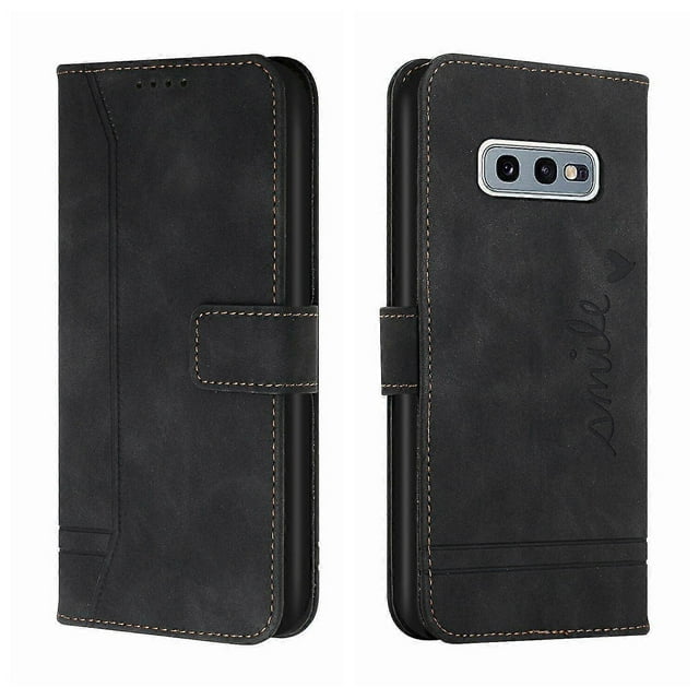 Leather Magnetic Closure Case with Flip Wallet Stand Function Cover for