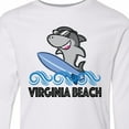 thumbnail image 4 of Inktastic Virginia Beach VA Funny Shark Long Sleeve Youth T-Shirt, 4 of 5