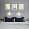 thumbnail image 2 of PiccoCasa 2 Packs Pillow Shams 1800 Microfiber Pillowcases, King Navy Blue, 2 of 7