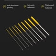 thumbnail image 4 of 10pcs  Cylindrical File 1mm-5.8mm Small Diameter Reaming File Grinding Tool Alloy Assorted File, 4 of 9