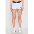 thumbnail image 4 of Womens Jersey Mesh 90 Graphic Contrast Trim Sweatshorts, 4 of 5
