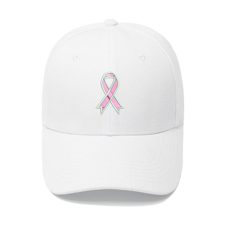 Bovemsi Womens Baseball Caps Breast Cancer Hats For Embroidered