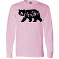 thumbnail image 3 of Inktastic Montana Black Bear Silhouette Long Sleeve T-Shirt, 3 of 5