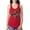 Red, variant on Dean Russo The Only Person Dog Lover Ladies Racerback Tank Top, Navy, X-Large