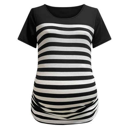 

wo-fusoul Black and Friday Deals Tank Tops for Women Maternity Clothes Sleeveless Maternity Shirts Nursing Camis Double Layer Pregnancy Tee Postpartum Shirt
