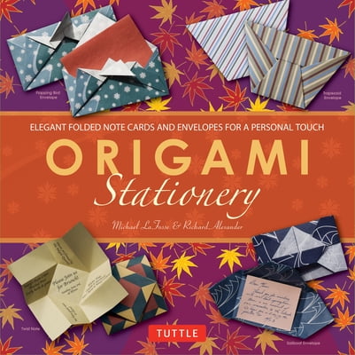 Pre-Owned Origami Stationery Kit: [Origami Kit with Book, 80 Papers, 15 Projects] (Paperback) 0804841330 9780804841337